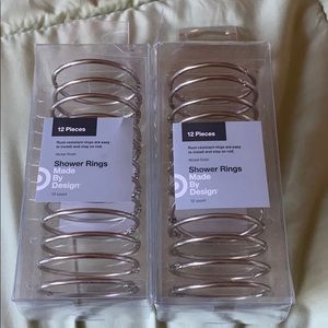 Set of 2 - 3 mm Shower O rings nickel finish
